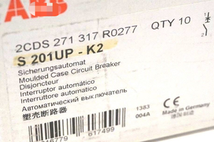 10 NOUVEAUX DISJONCTEURS S 201UP-K2 S201UPK2 - Product Image 2