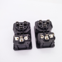 15A/10A 250V prise et prise industrielle Iec C13 C14 connecteur mâle et femelle avec 2 prises ca standard US