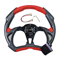 Volant de course de haute qualité 350 mm pour drift automobile, volant universel en cuir pour sport automobile, volants personnalisés pour drift