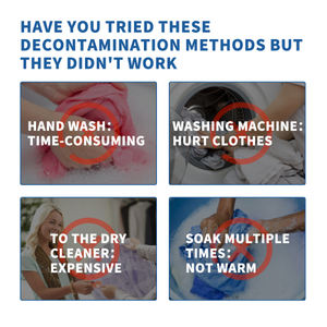 Jaysuing แจ็คเก็ตขนเป็ดขนาดเล็กสี<span class=keywords><strong>ขาว</strong></span>รอ<span class=keywords><strong>ง</strong></span>เท้าแห้งทำความสะอาดคราบน้ำมันซั<span class=keywords><strong>ก</strong></span><span class=keywords><strong>ซัก</strong></span>ทำความสะอาดฟรี - Product Image 2