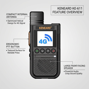 KENEARD KE-611 4G LTE con Batería de 3000mAh, Alcance Global, Walkie Talkie con Reducción de Ruido AI, Seguridad y Logística, Potencia de Salida de 2W - Product Image 3