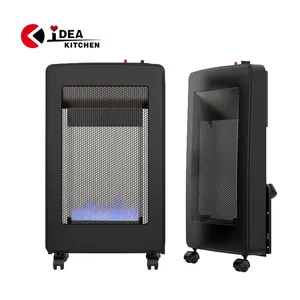 New Blue Flame Gas Heater Ceramic Plate Fold Portable Room Heater Propane