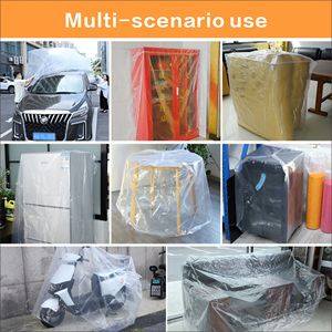 Sacs à poussière en plastique transparent de grande taille avec fond carré pour l'entretien industriel des machines - Product Image 3