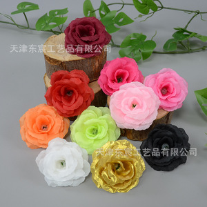 Rosas Artificiales Dongchen de 6 cm, Flores de Seda para Decoraciones de Boda, Arreglos Florales y Uso Internacional - Product Image 4