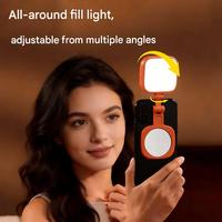Lampe LED magnétique transfrontalière pour smartphone, portable, pliable et réglable, pour la photographie, l'embellissement des selfies et l'éclairage d'appoint pour le maquillage