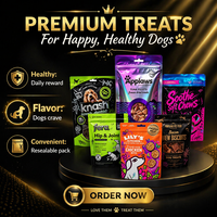 Sachet refermable personnalisé avec logo, qualité alimentaire, avec trou de suspension, fond plat, soufflet, emballage plastique autoportant pour aliments pour chats, chiens et animaux de compagnie