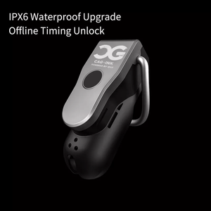 Fba-Qiui-007 Cool maschio gabbia di castità in Silicone <span class=keywords><strong>Holy</strong></span> <span class=keywords><strong>Trainer</strong></span> giocattoli sessuali di castità per uomo adulto Bondage ingranaggio App castità - Product Image 6