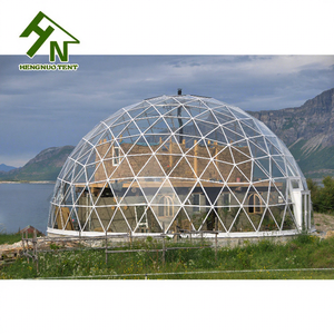 Vente en gros de tentes de camping en forme de dôme géodésique de haute qualité, de luxe, avec toit transparent, à bas <span class=keywords><strong>prix</strong></span> - Product Image 1