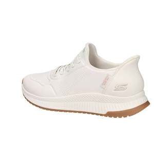 Zapatos Skechers Donna Slip On <span class=keywords><strong>para</strong></span> <span class=keywords><strong>caminar</strong></span>, de cuero blanco, calzado informal y cómodo <span class=keywords><strong>para</strong></span> <span class=keywords><strong>mujer</strong></span> - Product Image 3
