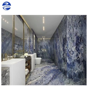 Losas de Granito Azul <span class=keywords><strong>Sodalita</strong></span> Brasileña Pulida Exótica, Calidad Extra Estándar, para Paredes Interiores y Pisos, Granito Azul Bahía - Product Image 4