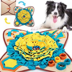 Alfombra Interactiva Plegable para Perros, Juego de Buscar Comida, Alivio del Aburrimiento y el Estrés, Dispensador de Premios de Alimentación Lenta, Plegable y Portátil - Product Image 1
