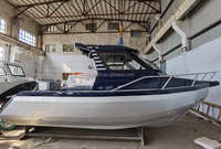 Bateau de pêche en aluminium avec cabine, design néo-zélandais 2023, 21 pieds/24,6 pieds, pour la pêche et les loisirs