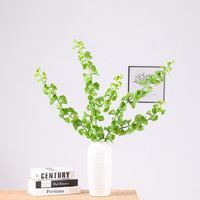 Petite Guirlande de Lierre Artificiel Haut de Gamme en Caoutchouc, Feuilles Vertes, Décoration Florale pour Intérieur, Extérieur et Mariages