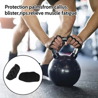 Poignées antidérapantes pour la musculation, les tractions, l'entraînement en salle de sport, unisexes, ergonomiques, en caoutchouc, protecteurs de mains, renforçateurs, gants de poignée