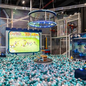 チアーアミューズメントによるカスタムウィンターテーマ屋内アドベンチャーパーク、屋内遊園地、ロープコース、クライミングウォールのターンキーデザイン - Product Image 6