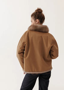 Giacca con zibellino reversibile <span class=keywords><strong>cappotto</strong></span> <span class=keywords><strong>di</strong></span> visone <span class=keywords><strong>cappotto</strong></span> <span class=keywords><strong>foderato</strong></span> <span class=keywords><strong>di</strong></span> <span class=keywords><strong>pelliccia</strong></span> per le donne <span class=keywords><strong>di</strong></span> nuovo Design - Product Image 3