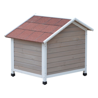 Vente en gros best-seller niche pour chien en bois chenil extérieur spacieux et confortable sur mesure pour les grands chiens