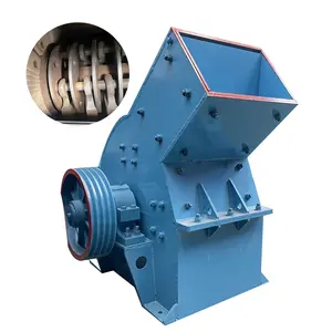 Electric Glass Bottles Hammer Crushing Machine Mining Mobile Gold River Stone Crusher Hammer Mill With Screen