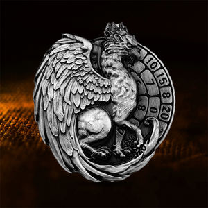 Dado giratorio metálico LM D20 de 65 mm para ruleta, <span class=keywords><strong>juego</strong></span> de <span class=keywords><strong>mesa</strong></span> portátil, dados DND para juegos de <span class=keywords><strong>mesa</strong></span>, ecológico y personalizable - Product Image 4