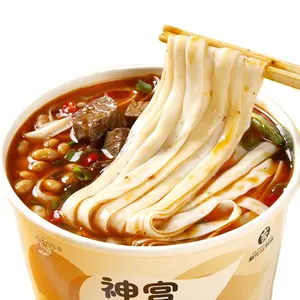 Best Selling Cheap Price OEM Non Fried Healthy Ramen Noodles Yummy Instant Rice Noodles With Beef Flavour