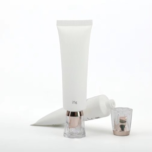 Tubo de Envase de Crema de Manos Blanco Vacío de 25g al por Mayor con Tapa de Rosca Acrílica, Plástico Impreso con Logotipo Personalizado para el Cuidado de la Piel - Product Image 3
