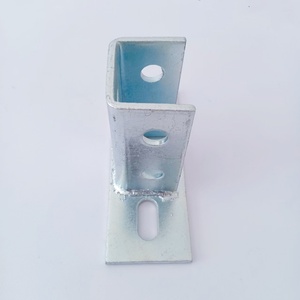 Base de <span class=keywords><strong>poteau</strong></span> sismique galvanisée <span class=keywords><strong>pour</strong></span> profilés 41x41 – Support métallique en acier du fabricant - Product Image 5