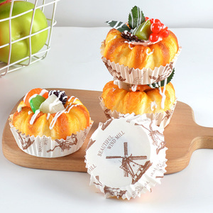 Aimants de réfrigérateur en PU en forme de cupcakes aux fruits simulés, modèles de pain simulés, décorations de cuisine pour la pâtisserie. - Product Image 1