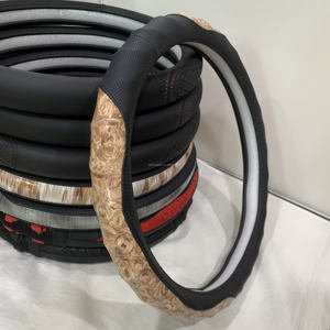 Cubierta para <span class=keywords><strong>volante</strong></span> de coche con diseño de madera en forma de <span class=keywords><strong>D</strong></span>, <span class=keywords><strong>tipo</strong></span> de masaje, venta al por mayor, cubierta para <span class=keywords><strong>volante</strong></span> de alta calidad para coche - Product Image 3