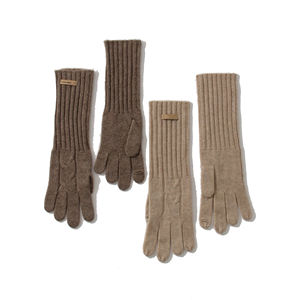 <span class=keywords><strong>Guanti</strong></span> in <span class=keywords><strong>Cashmere</strong></span> 100% per Donne con Aperture per le Dita, Ecologici, con Rilevamento Ago, per Uso Quotidiano Invernale, Lunghezza Opera, Compatibili con Touchscreen - Product Image 6