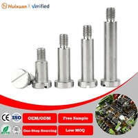 Tornillo de Acero Inoxidable Ranurado con Hombro, Métrico, de Alta Precisión, para CPU Industrial, Piezas Mecánicas, 304 SS