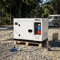 12kW CE-Zertifizierter Elektrischer Dieselgenerator 110V 220V 380V Geräuscharmer Dieselgenerator 5kW für Baustellen