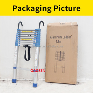Échelle télescopique industrielle portable en <span class=keywords><strong>aluminium</strong></span> bleu 6063, capacité de charge 150 kg, <span class=keywords><strong>5</strong></span>-15 <span class=keywords><strong>marches</strong></span>, prix FOB compétitif Ningbo - Product Image 5