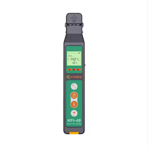 Komshine KFI-45 Multifunction Optical Live Fiber Identifier Live Fiber Identifier Detector with VFL+OPM+LED Visual Fault Locator