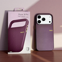 Coque de téléphone portable magnétique en silicone liquide ultra-fine en TPU pour iPhone 17 18 Pro 18 Pro Max, protection arrière