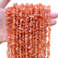 Perles en vrac de pierres précieuses naturelles, brins de 40 cm, multicolores : Pierre du soleil, Ambre, Olivine, Quartz clair, Aigue-marine - Vente en gros