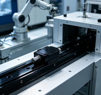 Composants essentiels de guide linéaire autolubrifiant avec unité de lubrification intégrée pour un fonctionnement stable des systèmes automatiques et des machines CNC