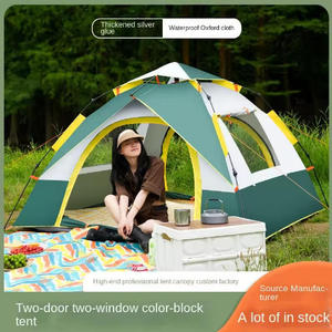 Tente <span class=keywords><strong>yourte</strong></span> hexagonale mongole double couche pour l'été, 5-7 personnes, pour les voyages en plein air - Product Image 2