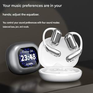 Ear-hook LCD Color Screen for Headset Open-Ear Sports Wireless Smart AI Translation Earphones Chipset Voice - Product Image 3