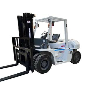 Carretilla elevadora <span class=keywords><strong>TCM</strong></span> 90% Nueva carretilla elevadora <span class=keywords><strong>TCM</strong></span> 80 <span class=keywords><strong>70</strong></span> 50 8ton 7on 5ton con mástil de 3o 2 etapas Sideshift Instock disponible a bajo precio para la venta - Product Image 1