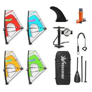 Planche à voile gonflable tout usage Windsurf SUP pour athlètes ou joueurs techniques Windsup11' A - Product Image 2