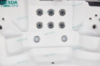 MEXDA 6M Piscine de massage en acrylique importée, spa de piscine extérieur, jacuzzi pour 6 personnes, WS-S06