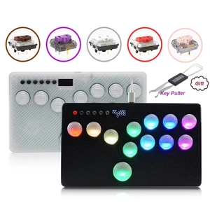 Mini Hitbox RGB nút flatbox <span class=keywords><strong>Arcade</strong></span> chiến đấu thanh cho kailhswitch <span class=keywords><strong>Arcade</strong></span> thanh điều khiển GP2040-CE cho PC PS3 PS4 chuyển đổi - Product Image 3