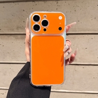 Coque de téléphone de luxe souple effet bonbon pour iPhone 13 14 15 16 17 Pro Max Air, coque arrière antichoc en acrylique