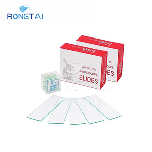 RONGTAI laboratorio di biologia diapositive produzione laboratorio microscopio vetrino cina 7107 7109 vetrino microscopio per microscopio - Product Image 4