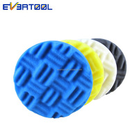 EVERTOOL Kit de Almohadillas de Espuma para Pulir y Encerar Coches de 150mm, Almohadillas Versátiles para Detallado Automotriz para Pulidoras Rotativas y de Doble Acción