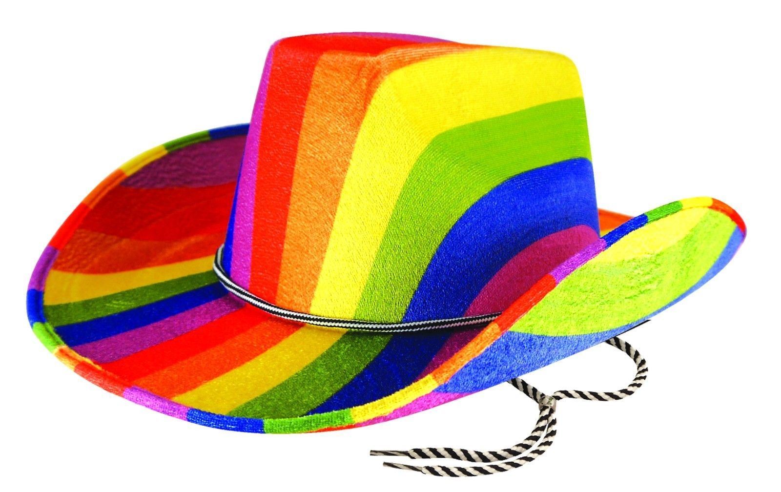 Unisex rainbow pride felt fedora hat Arsimus Rainbow Striped Fedora Hat Gay Pride Sequins Bright  main image 2
