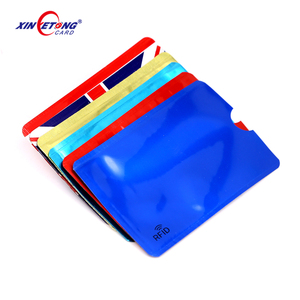 Vente en gros de manchon de <span class=keywords><strong>carte</strong></span> d'identité de brosse antivol <span class=keywords><strong>Anti</strong></span>-<span class=keywords><strong>NFC</strong></span> manchon de blindage RFID - Product Image 2