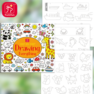 Livre d'activités de <span class=keywords><strong>dessin</strong></span> étape par étape pour enfants : Apprenez à dessiner des animaux et des transports facilement - Product Image 2