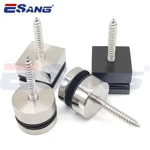 ESANG Handrail Fitting Adjustable Railing 304 316 Stainless Steel Standoffs For Glass