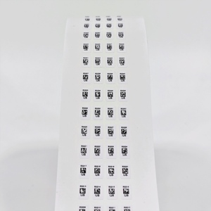 Chất kết dính mạnh mẽ tùy chỉnh mã <span class=keywords><strong>QR</strong></span> dán nhãn giấy không thấm nước để nhận dạng sản phẩm - Product Image 2